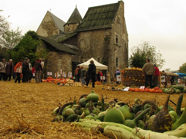 0823375.jpg - Les premiers visiteurs arrivent au marché.